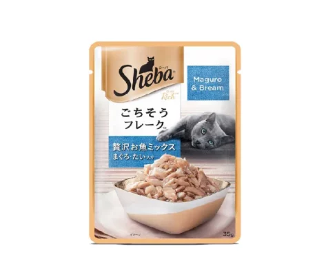 Sheba Maguro & Bream Wet Cat Food at ithinkpets