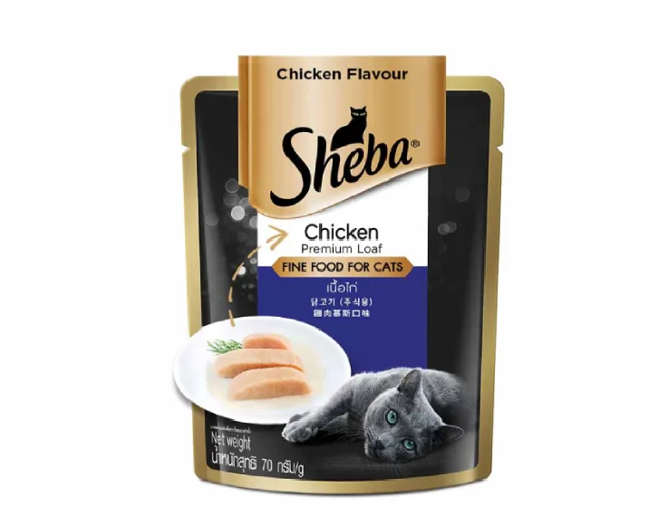 Sheba Rich Chicken Premium Loaf Adult Wet Cat Food at ithinkpets (9)