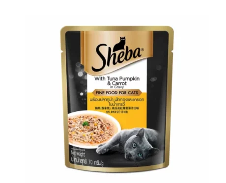 Sheba Rich Premium Tuna Pumpkin & Carrot In Gravy Adult Wet Cat Food at ithinkpets