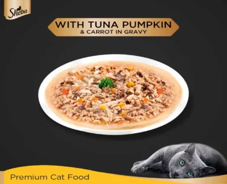 Sheba Rich Premium Tuna Pumpkin & Carrot In Gravy Adult Wet Cat Food at ithinkpets