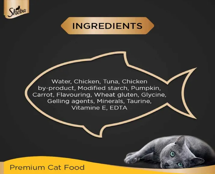 Sheba Rich Premium Tuna Pumpkin & Carrot In Gravy Adult Wet Cat Food at ithinkpets (5)