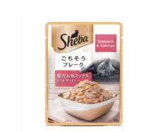 Sheba Skipjack & Salmon Adult Wet Cat Food at ithinkpets (6)