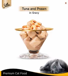 Sheba Tuna Fillets and Whole Prawns in Gravy Adult Wet Cat Food at ithinkpets