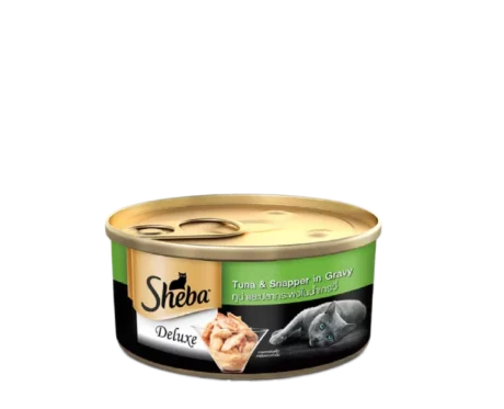 Sheba Tuna White Meat and Snapper in Gravy Adult Wet Cat Food at ithinkpets
