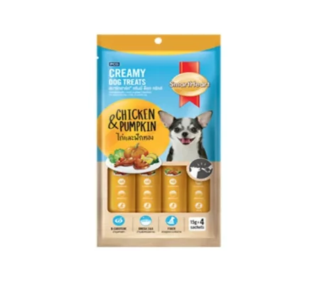 Smart Heart Creamy Treat Chicken and Pumpkin at ithinkpets.com