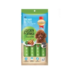 Smart Heart Creamy Treat Chicken and Spinach at ithinkpets.com
