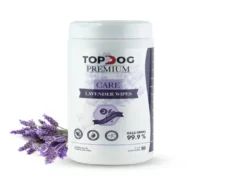 TopDog Premium Pet Wipes Lavender 80 pcs, Dogs and Cats at ithinkpets (2)