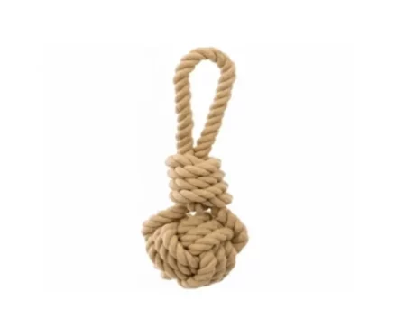 Trixie BE NORDIC Playing Rope with Woven in Ball 20 Cm at ithinkpets.com (1)