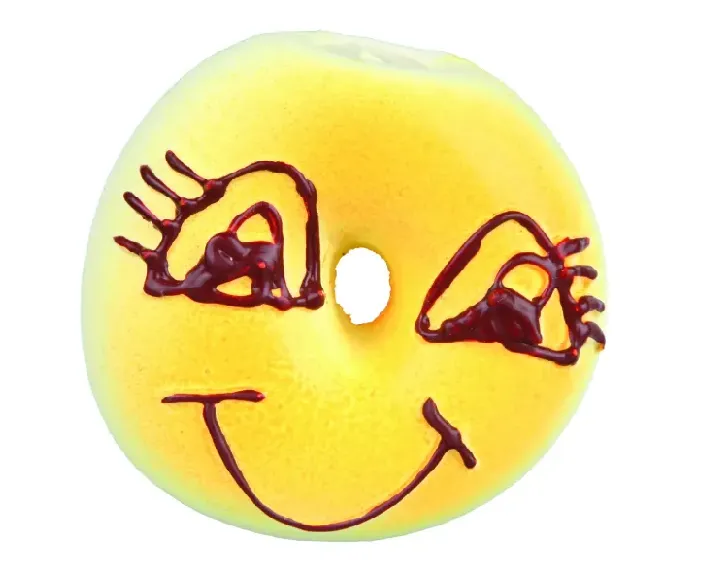 Trixie Bagel Toy Assorted Latex 6 cm at ithinkpets.com (3)