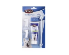 Trixie Dog Dental Hygiene Set with Toothpaste and Brush 100gm at ithinkpets.com (1)