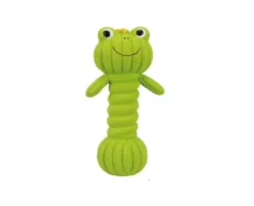 Trixie Dumbbell Latex Frog Toy with Squeaker For Dogs 18 cm at ithinkpets.com (1)