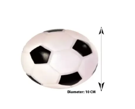 Trixie Football Vinyl Dog Toy Large 10 cm at ithinkpets.com (2)