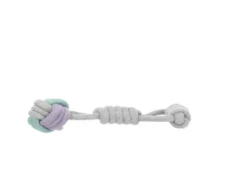 Trixie Woven In Ball Rope with handle Dog Toy at ithinkpets.com (2)