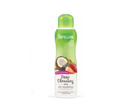 TropiClean Berry and Coconut Deep Cleansing Shampoo, 355 ml, Dogs and Cats at ithinkpets (1)