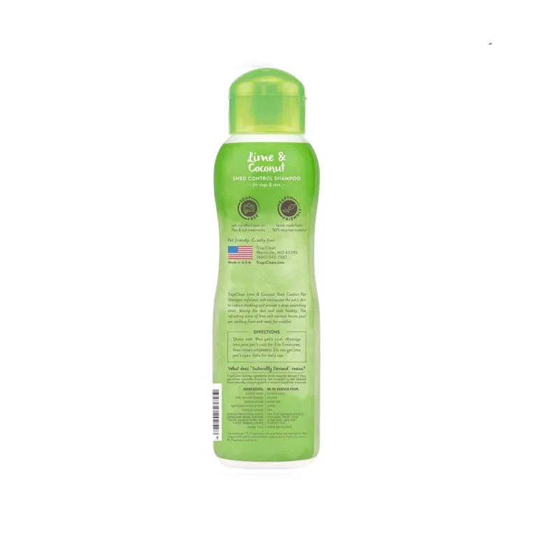 TropiClean Lime and Coconut De Shedding Shampoo at ithinkpets (2)