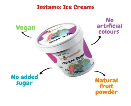 Waggy Zone Doggy Ice Cream Unicorn Guava 40 Gms at ithinkpets.com (2)