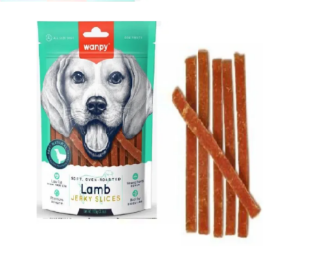 Wanpy-Soft-Oven-Roasted-Lamb-Jerky-Slices-Dog-Treats- at ithinkpets.com (1)