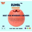 West Paw Rumbl Melon Dog Chew Toy