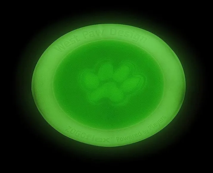West Paw Zisc Glow In Dark Toy For Dogs at ithinkpets.com (3)