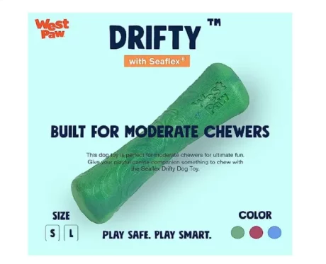 West Paw Zogoflex Drifty Toy For Dogs And Puppies at ithinkpets.com (2)