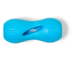 West Paw Zogoflex Qwizl Treat Toy For Dogs Blue at ithinkpets.com (1)