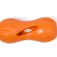 West Paw Zogoflex Qwizl Treat Toy For Dogs Orange