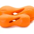 West Paw Zogoflex Qwizl Treat Toy For Dogs Orange