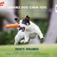 West Paw Zogoflex Rumpus Chew Toy For Dogs Orange