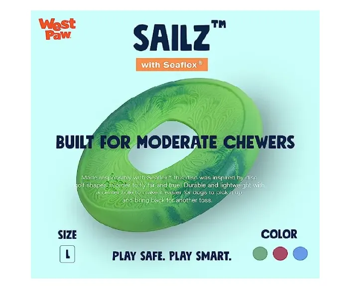 West Paw Zogoflex Sailz Toy For Dogs And Puppies at ithinkpets.com (7)