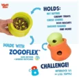 West Paw Zogoflex Toppl Treat Toy For Dogs And Puppies Blue