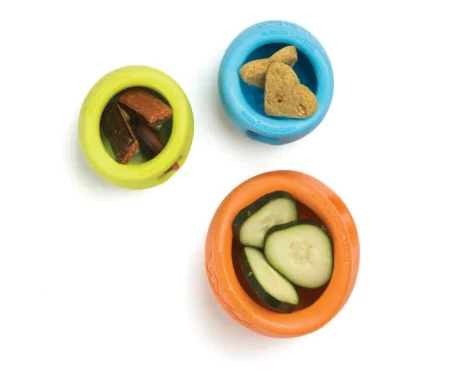 West Paw Zogoflex Toppl Treat Toy For Dogs And Puppies Green at ithinkpets.com (2)