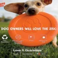 West Paw zogoflex zisc Frisbee Toy for Dogs Orange