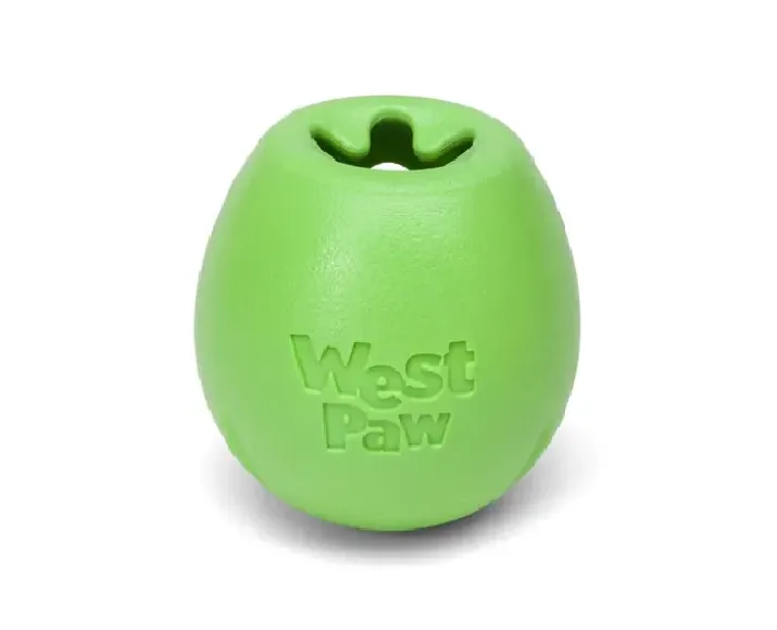 Westpaw Rumbl Jungle Green Dog Chew Toy at ithinkpets.com (1)