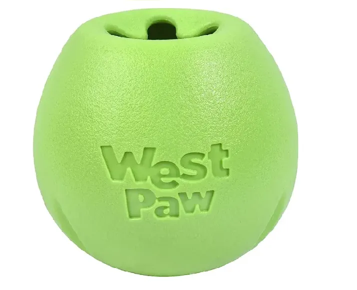 Westpaw Rumbl Jungle Green Dog Chew Toy at ithinkpets.com (6)