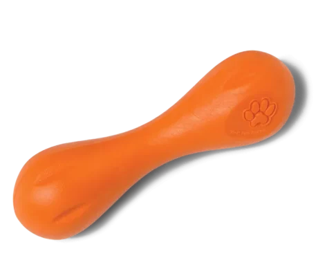 Westpaw Zogoflex Hurley Bone Dog Chew Toy Orange at ithinkpets.com (7)