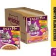 Whiskas Adult Tasty Mix Chicken With Salmon Wakame Seaweed in Gravy