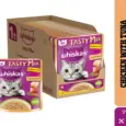 Whiskas Adult Tasty Mix Chicken with Tuna in Carrot in Gravy