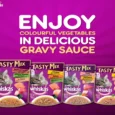 Whiskas Adult Tasty Mix Chicken with Tuna in Carrot in Gravy, Cat Wet Food,(1+Years)