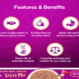 Whiskas Adult Tasty Mix Tuna With Kanikama And Carrot in Gravy, Cat Wet Food,(1+Years)