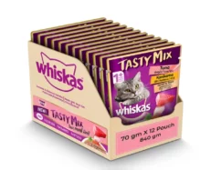 Whiskas Adult Tasty Mix Tuna With Kanikama And Carrot in Gravy, Cat Wet Food at ithinkpets