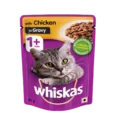 Whiskas Chicken in Gravy Adult Wet Cat Food, (1+Years)