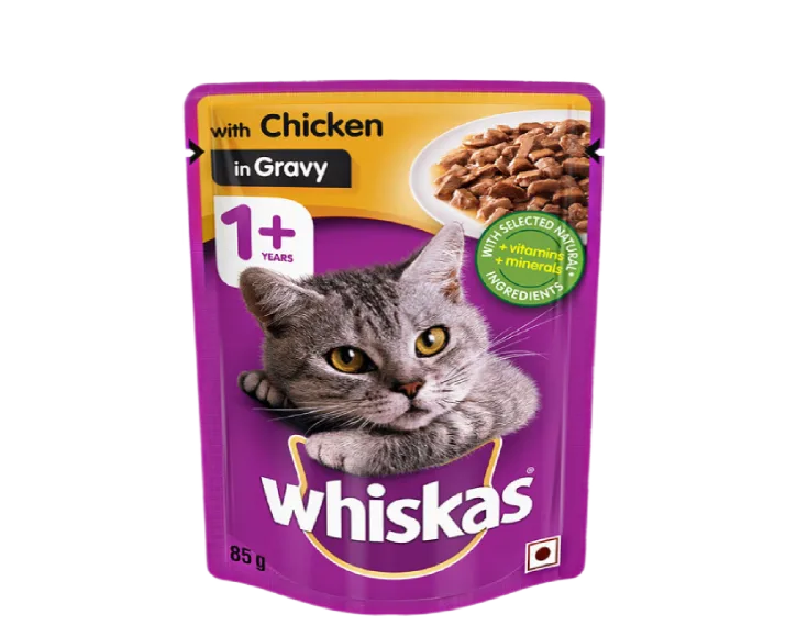 Whiskas Chicken in Gravy Adult Wet Cat Food at ithinkpets (1)