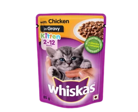 Whiskas Chicken in Gravy Wet Kitten Food