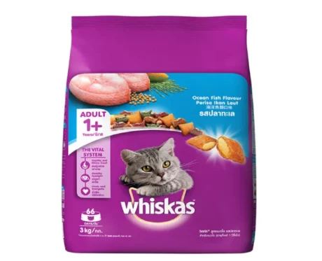 Whiskas Ocean Fish Adult Dry Cat Food at ithinkpets