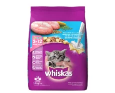 Whiskas Ocean Fish with Milk Kitten Dry Food at ithinkpets