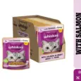 Whiskas Salmon in Gravy Adult Wet Cat Food 1