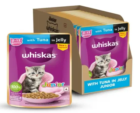 Whiskas Tuna in Jelly Wet Kitten Food, (2-12 Months)