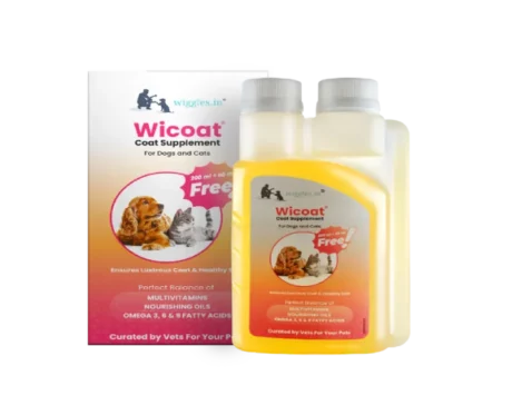 Wiggles Wicoat Dog Skin Coat Supplement Syrup Cat at ithinkpets.com