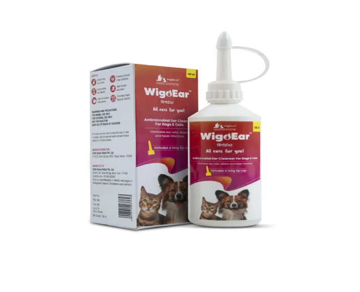 Wiggles WigoEar Antimicrobial Ear Cleanser at ithinkpets.com