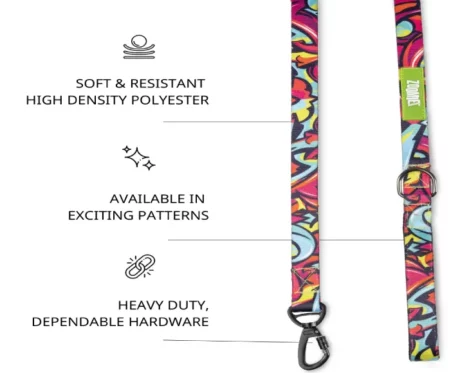 Zoomiez Drip Printed Dog Leash at ithinkpets.com (2)